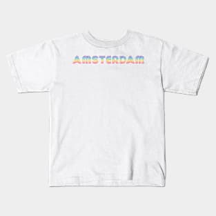 Amsterdam is like a rainbow Kids T-Shirt